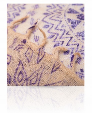 Палантин Женский W-MOSAIC/PURPLE